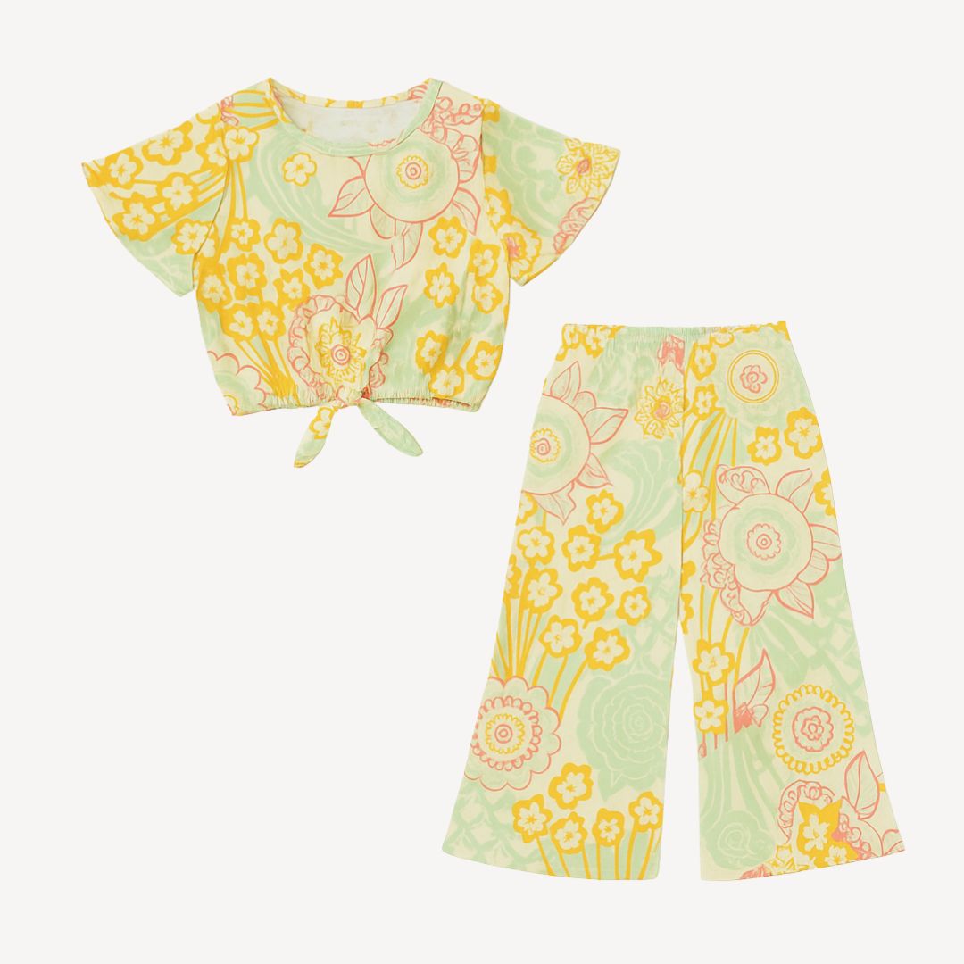 Colorful Floral Cotton Summers Co-Ord Set
