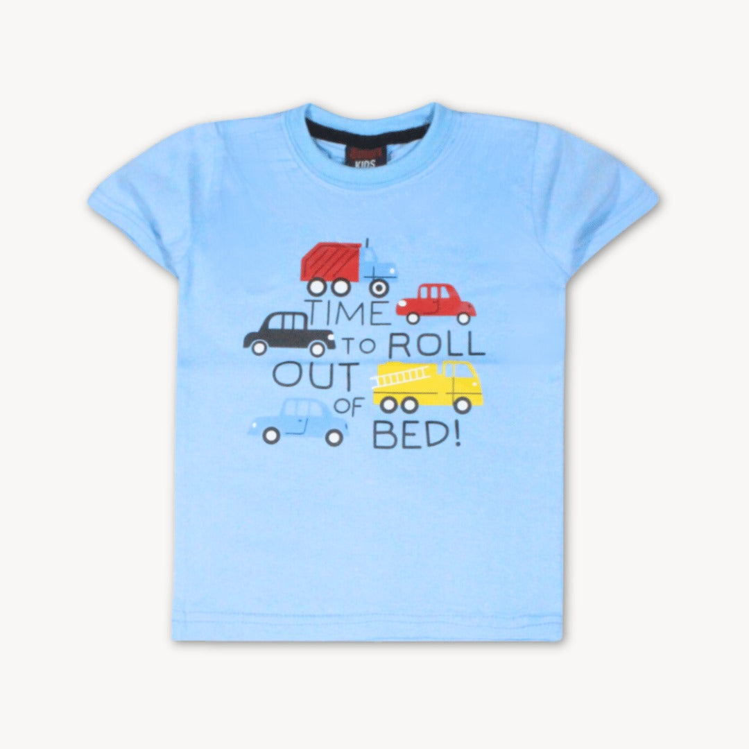 Sky Blue Bed Dream Cotton T-Shirt