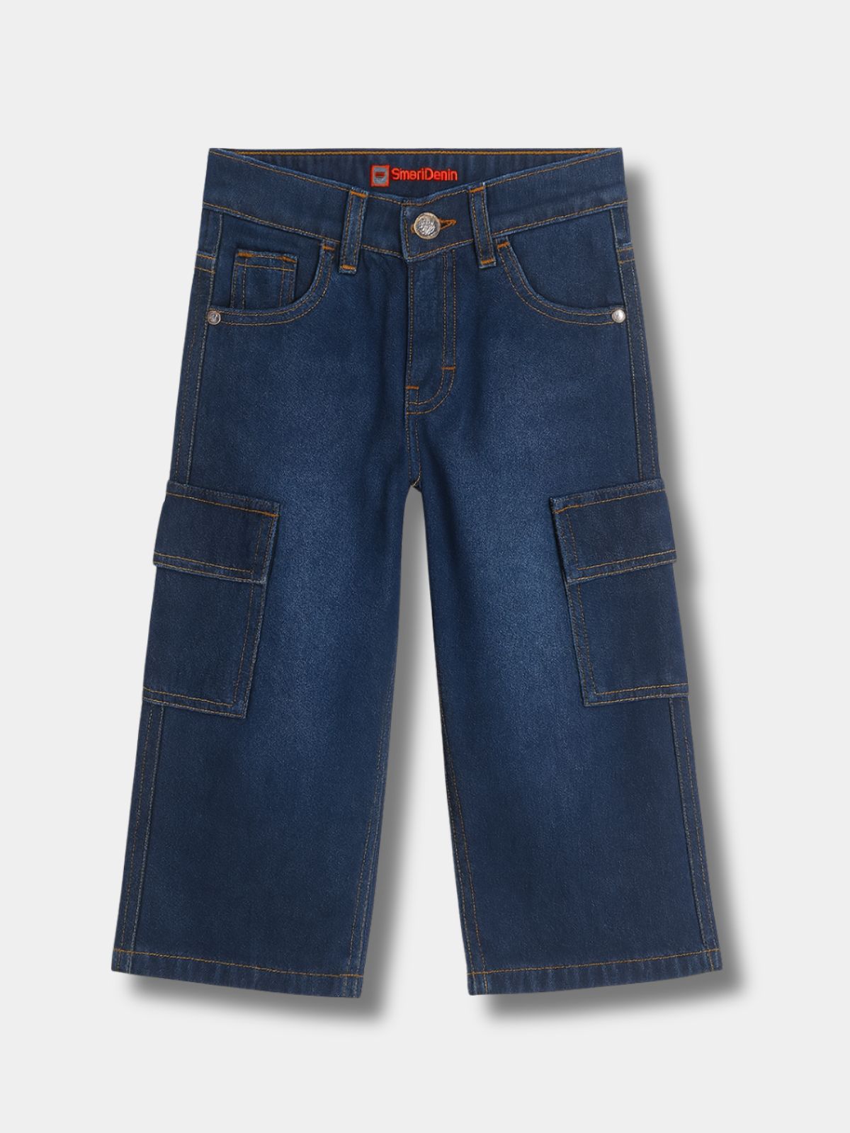 Dainne Blue 5 Pocket Cargo Jeans Baggy Style