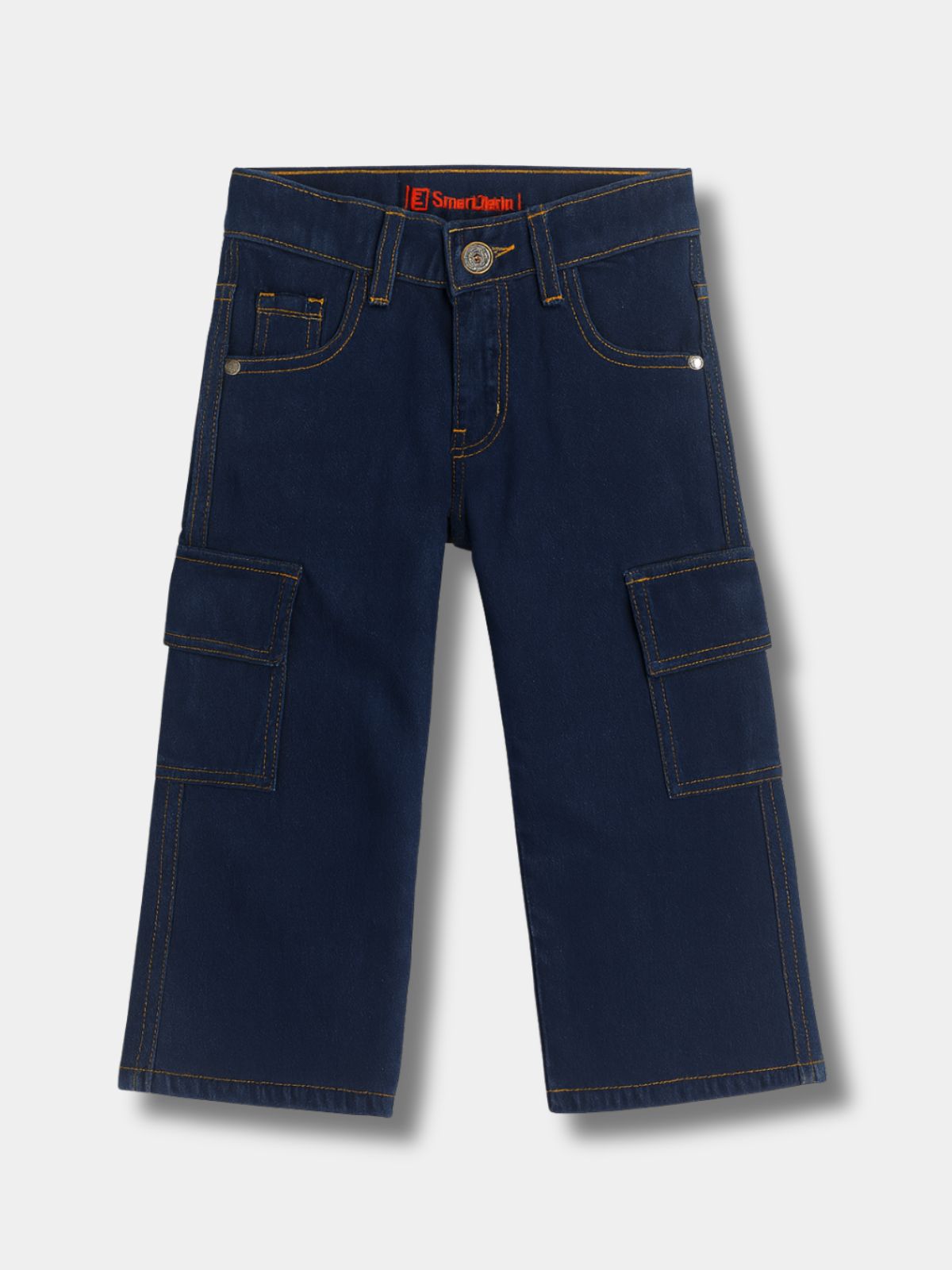 Blue  5 Pocket Cargo Jeans Baggy Style