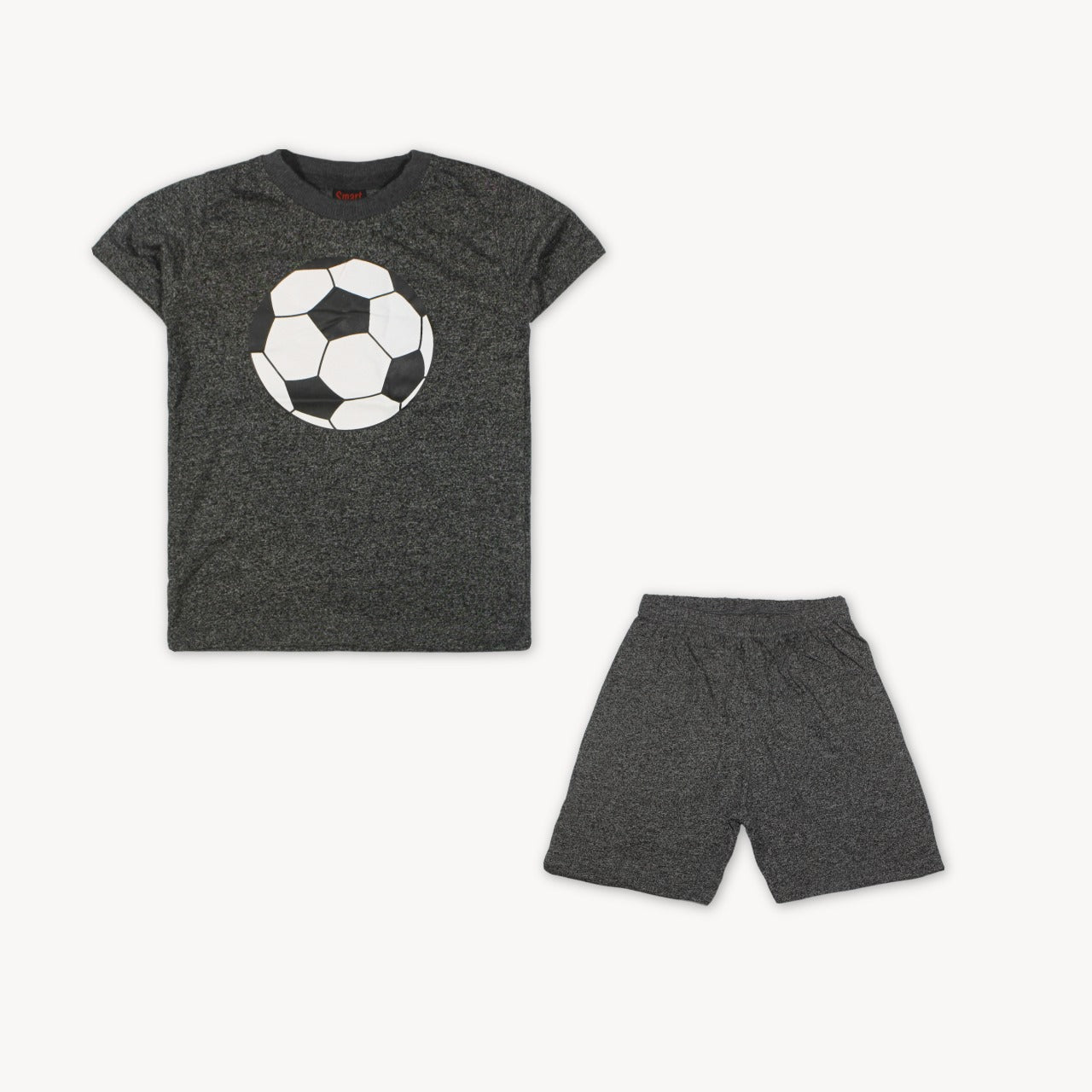 Charcoal Football Shirt & Short Set