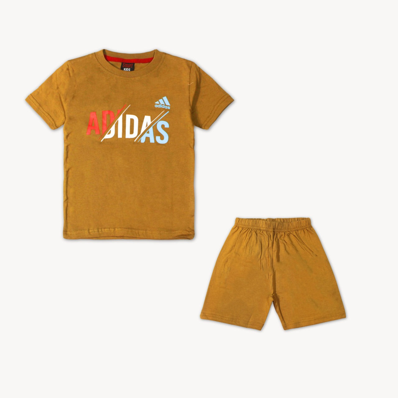 A.D.I.D.A.S Brown Shirt & Short Set