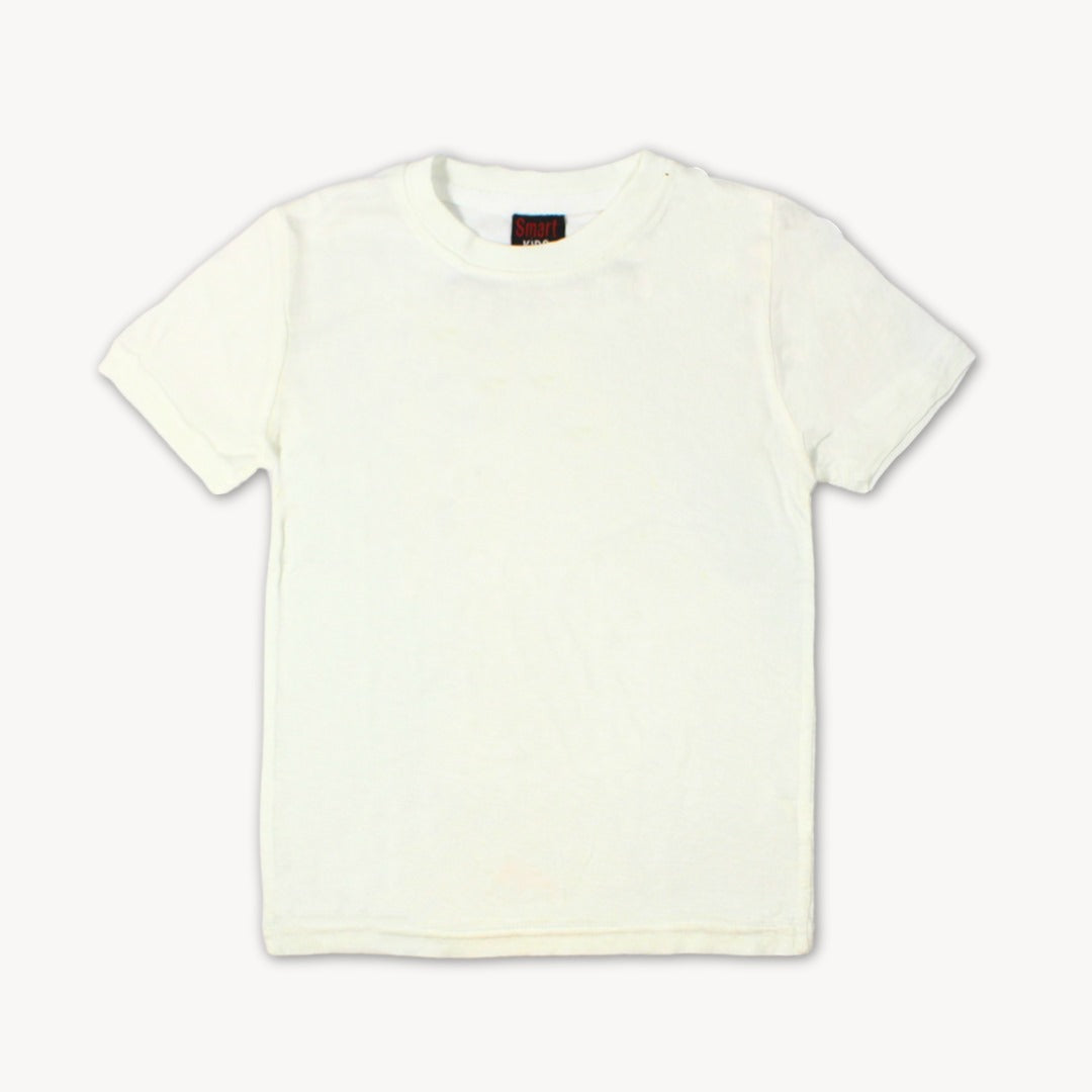Plain White Cotton T-Shirt