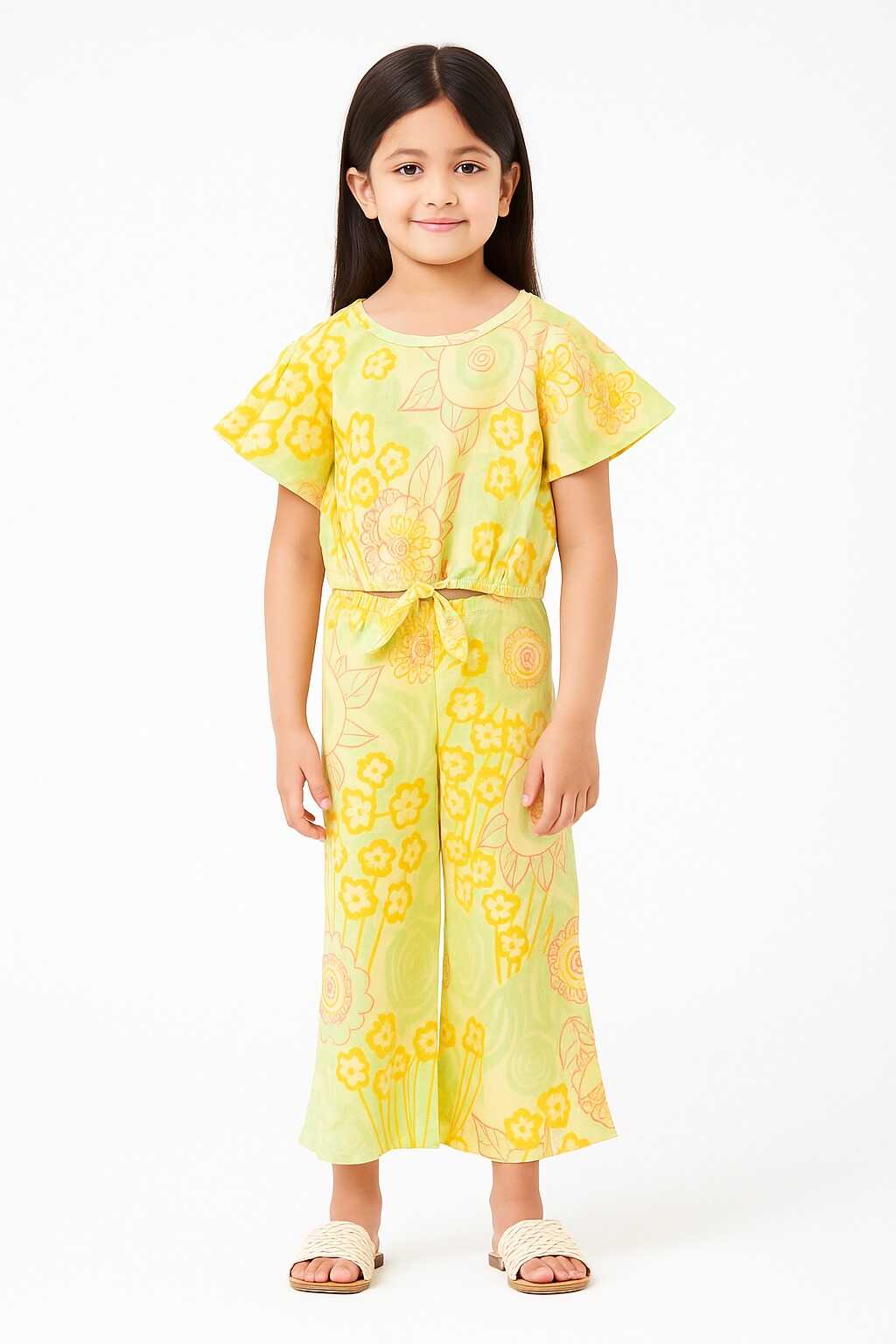 Colorful Floral Cotton Summers Co-Ord Set